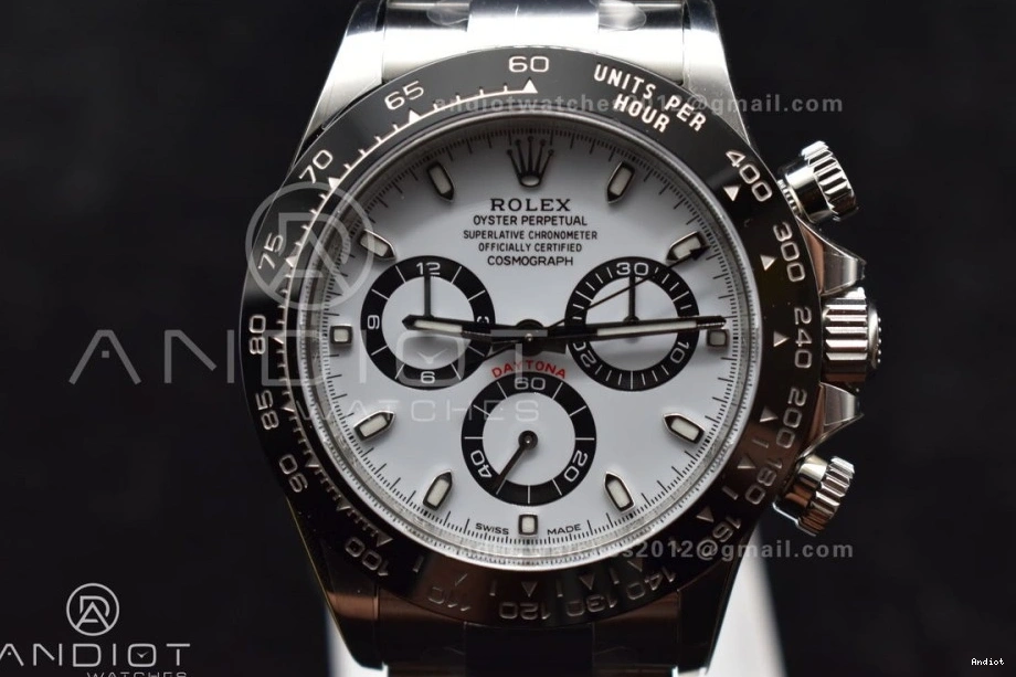 V3 SS Case 4130 116500 Bracelet White Clean Daytona And 904L Dial 0115